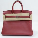 birkin 25 rouge granade scaled 1