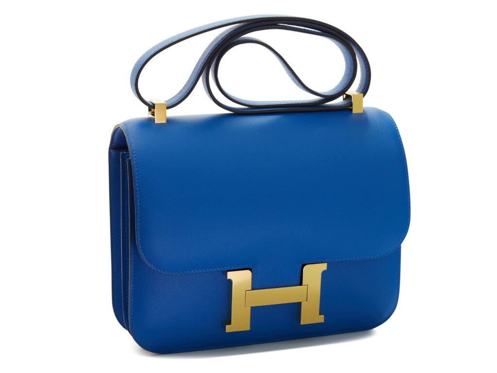 Hermès Constance III 24, cuir Bleu Hydra