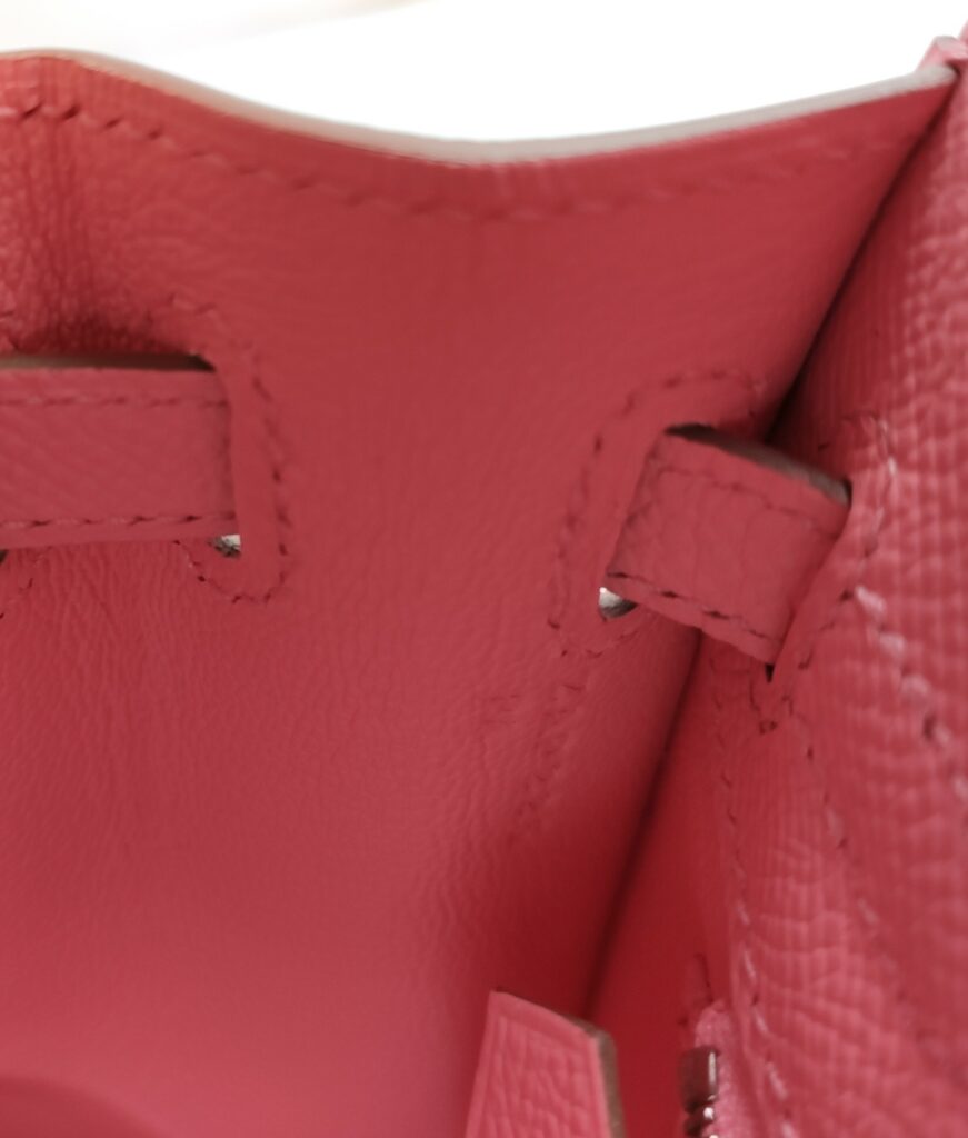 Hermès Kelly Sellier 25 Pink Rose Confetti Epsom PHW Bag