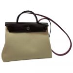 Sac Hermès Herbag toile militaire