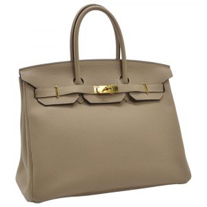 Sac Hèrmes Birkin 35 Gris Tourterelle - Luxury Bags Monaco