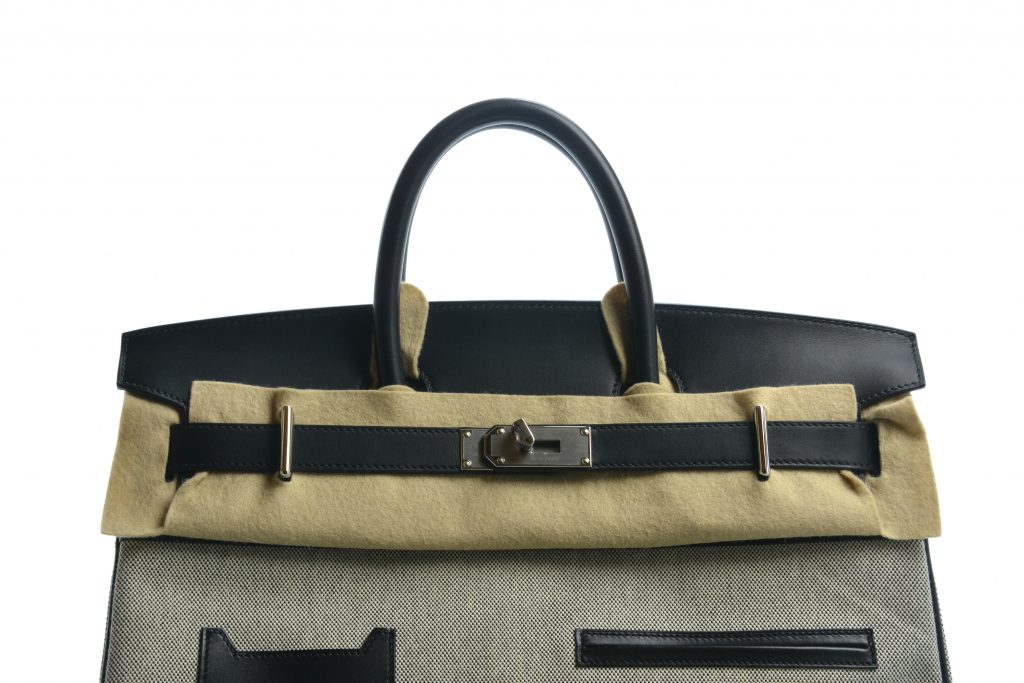 Hermes Birkin Cargo Hac Birkin 40 Bag Black Evercalf Leather