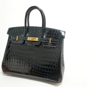 Sac à Main Hermès Birkin 25 Alligator Noir : L'ultimatum du Luxe et de la Rareté