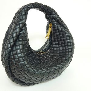Sac à Main Bottega Veneta Jodie Padded en Cuir Noir