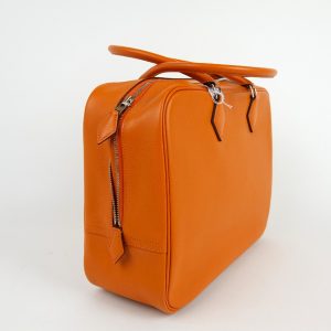 Sac à Main Hermès Plume en Cuir Orange