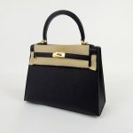 sac a main hermes kelly 25 epsom noir 3