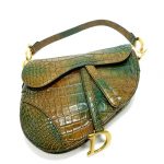 sac a main saddle dior crocodile 1