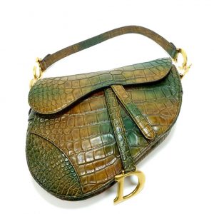 Accueil 6 Sac à Main Saddle Dior en cuir de crocodile