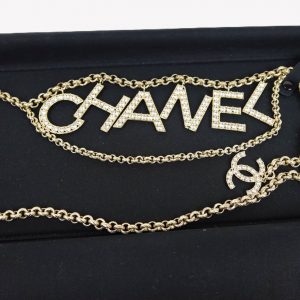 Ceinture Chanel Chaîne Strass