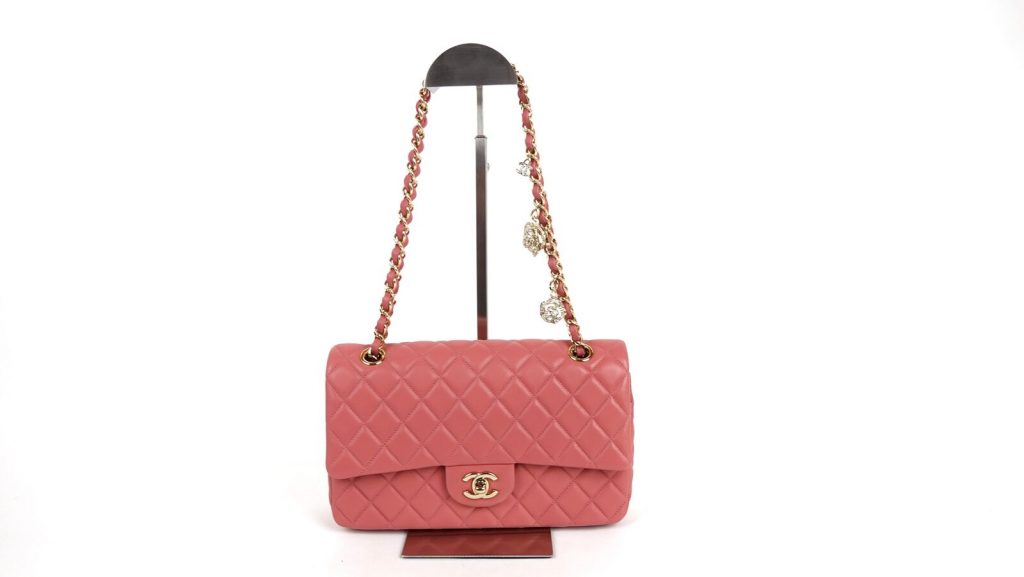 sac-a-main-chanel-classique-medium-cuir-rose-1