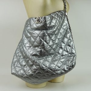Sac à Main Chanel Big Bang Cuir Argenté