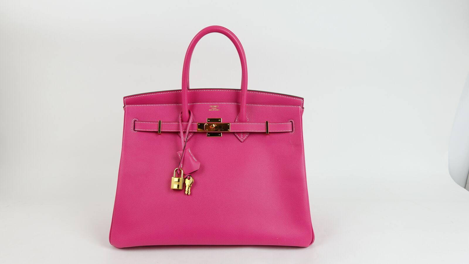 Sac à Main Hermès Birkin 35 Cuir Rose 2011