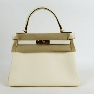 Sac à Main Hermès Kelly 28 Cuir Taurillon Clémence Nata 2022