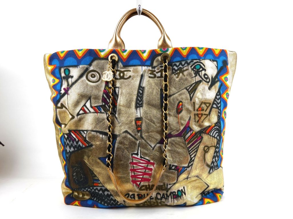 sac-a-main-chanel-cabas-egypt-paris-toile-dore-1