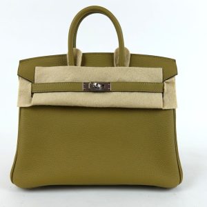 Sac à Main Hermès Birkin 25 Cuir Togo Dune